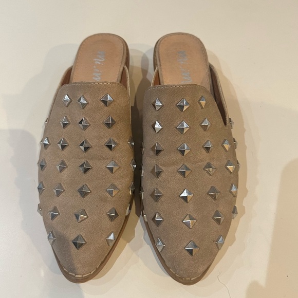 Studded leather mules by Miracle Miles 7 - Picture 2 of 7